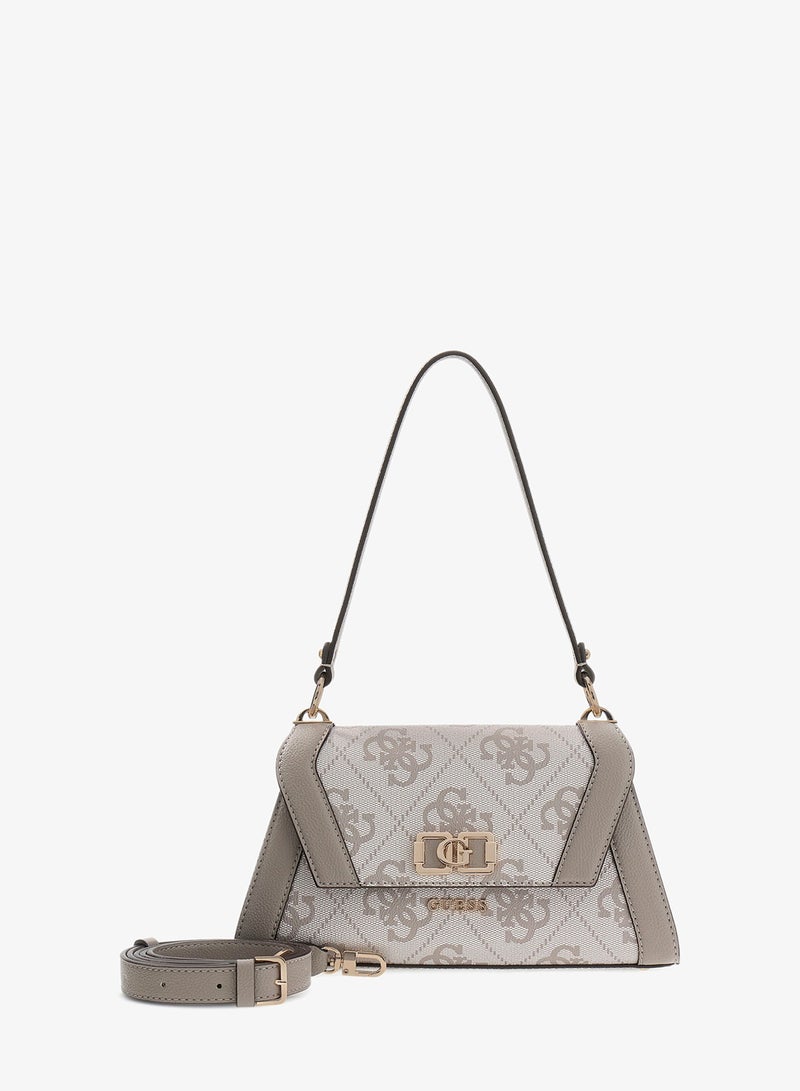 جس حقيبة كتف كارنيلا بشعار رفرف - Image 3